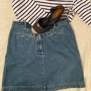 Ann Taylor Vintage Denim Skirt  Size 10